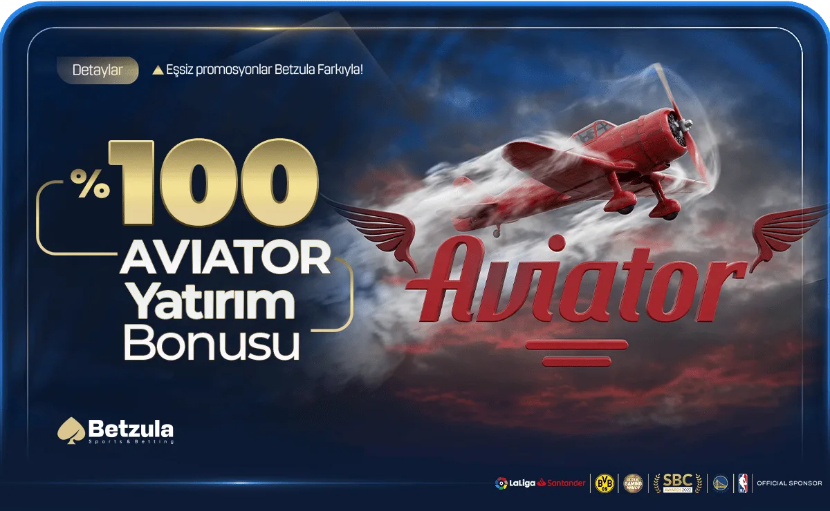 Betzula %100 Aviator Yatırım Bonusu kampanya görseli