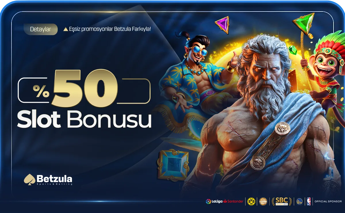 Betzula %50 Slot Yatırım Bonusu kampanya görseli