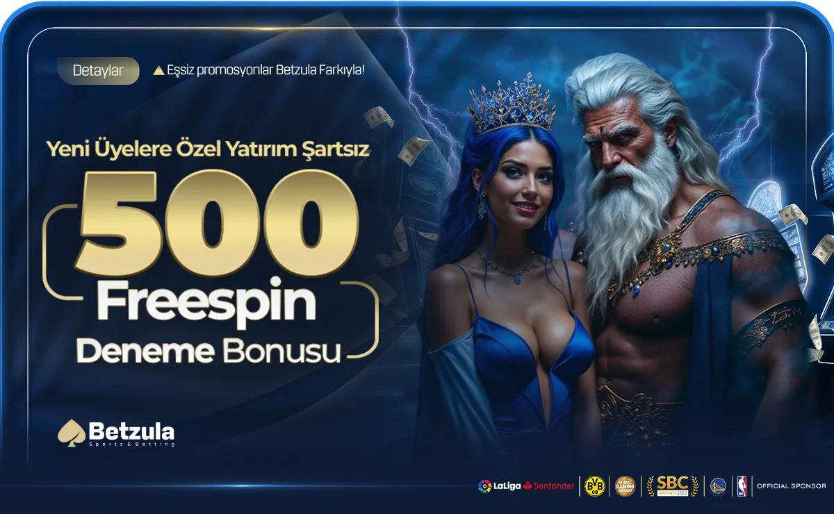 Betzula 500 Freespin Deneme Bonusu kampanya görseli