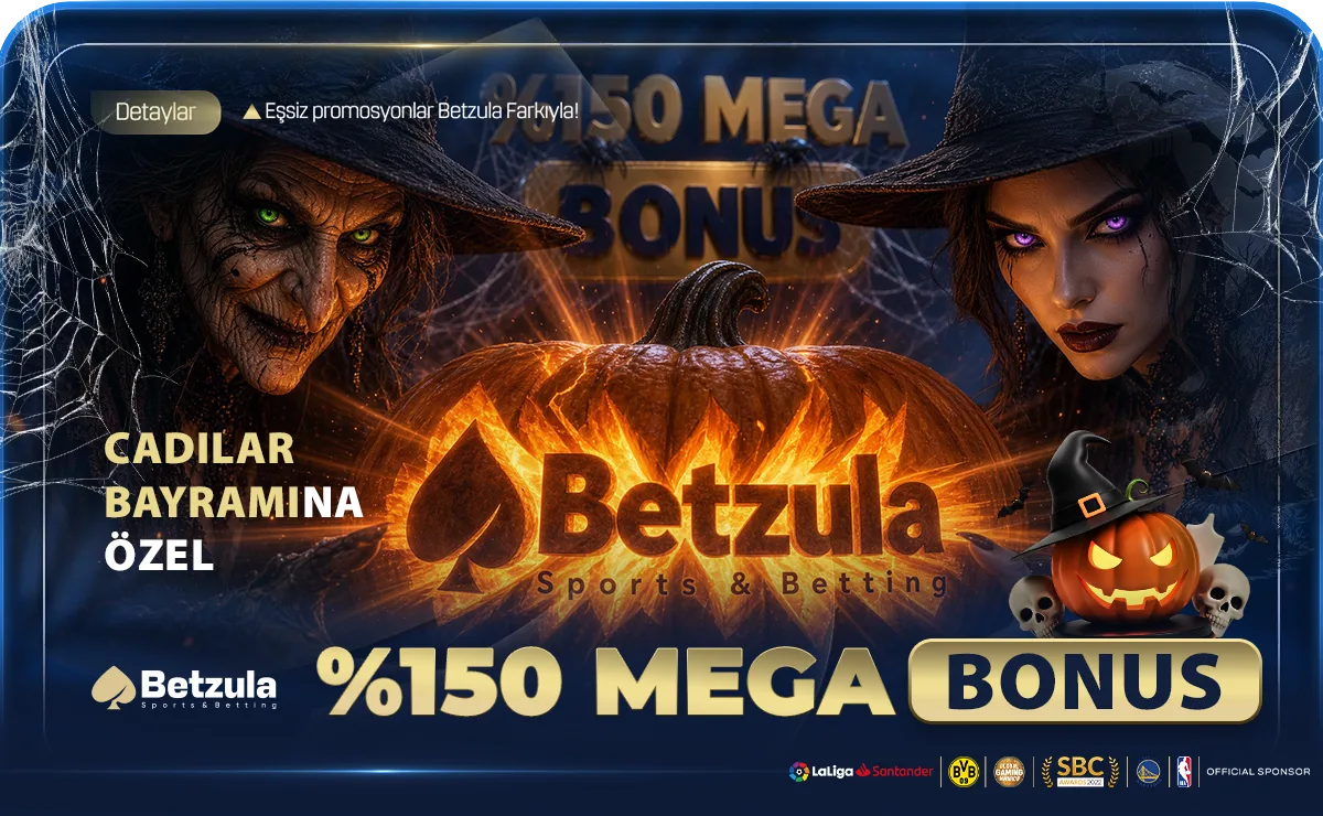 Betzula Halloween Özel %150 Mega Bonus kampanya görseli